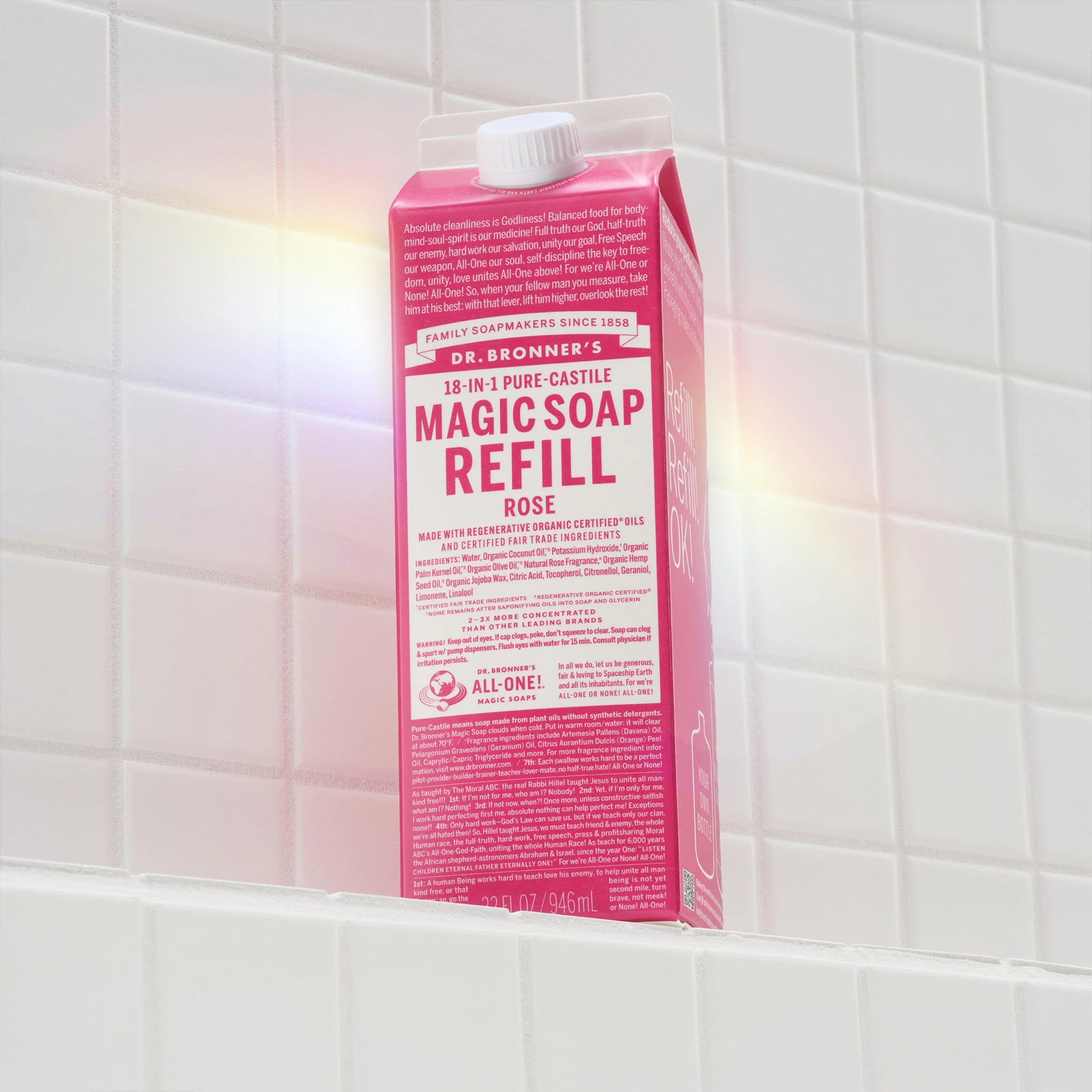 Alternative view of Rose - Pure-Castile Magic Soap Refill